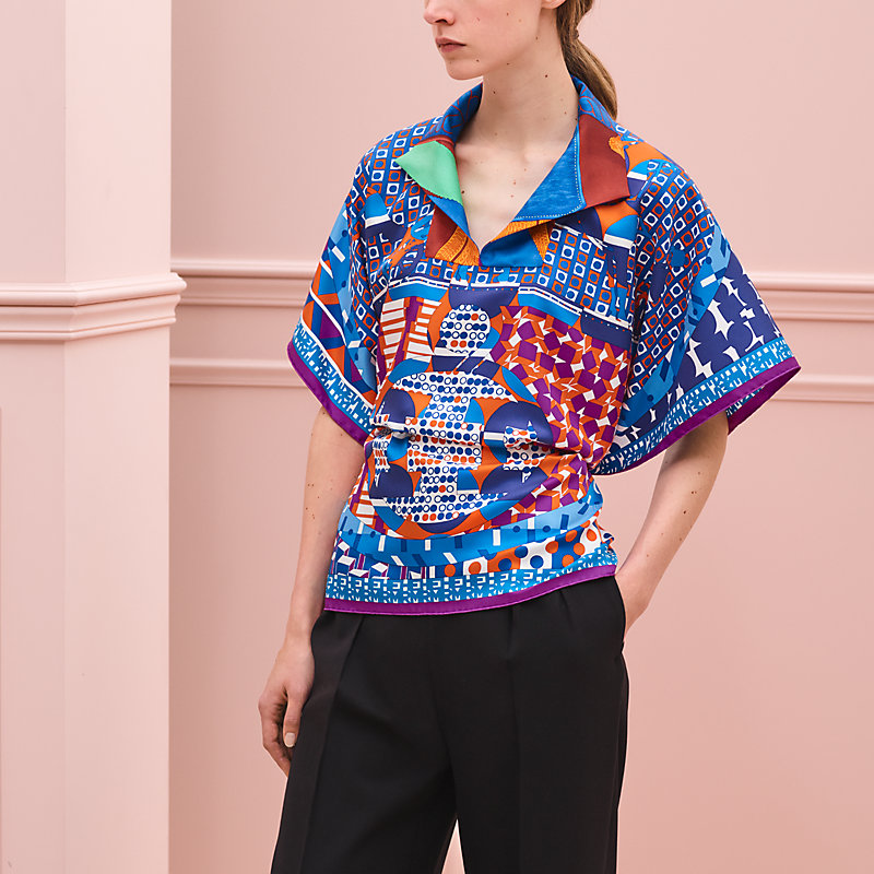 チュニック シルク 《シュルプリーズ・プティ・アッシュ》 | Hermès
